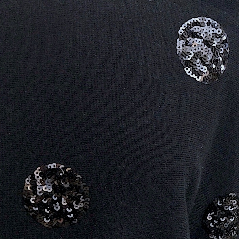 New York & Company Black Sequin Blouse - Picture 8 of 11